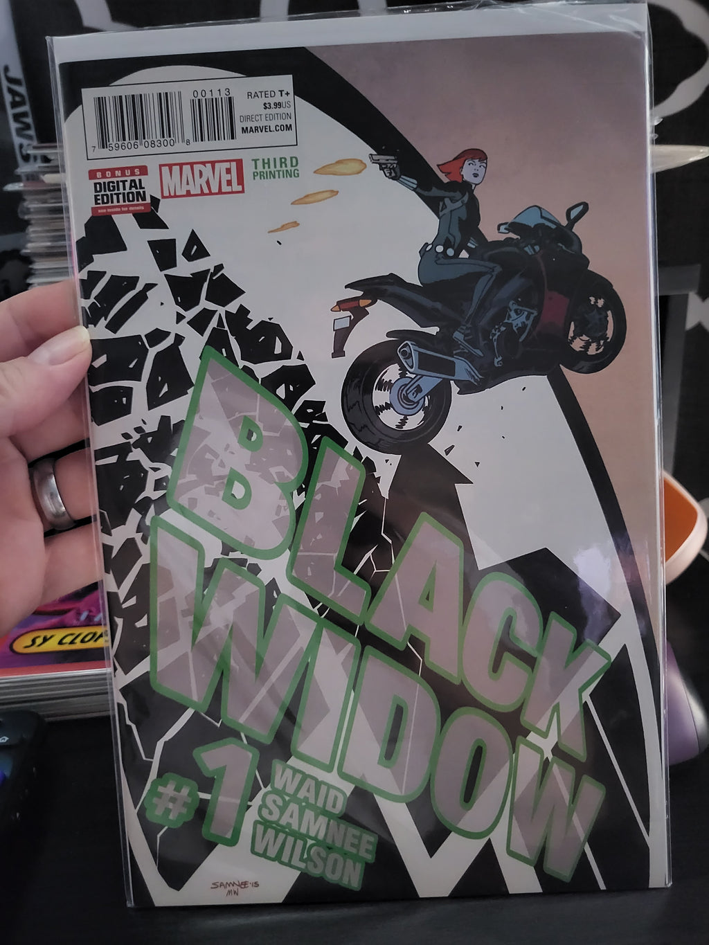 Black Widow #1 (2016 7th series) 3rd Printing Chris Samnee Variant Cover Marvel Comics