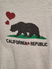 Ocasion Girls/Juniors Large California Republic White Shirt with Black Trim