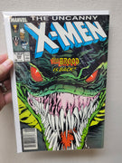 Uncanny X-Men #232 (1988) Newsstand Edition - BROOD Is back "Earthfall" comic