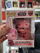 Funko Pop Star Wars Luke Skywalker with Grogu Valentine's Day Edition #494 SEALED