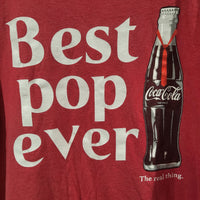 Coca Cola Best Pop Ever Red Adult Large T-Shirt Coke Memorabilia
