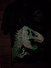 Jurassic World Glow In The Dark Raptor Size 10 Kids Shirt with Hood w/Dino Scales