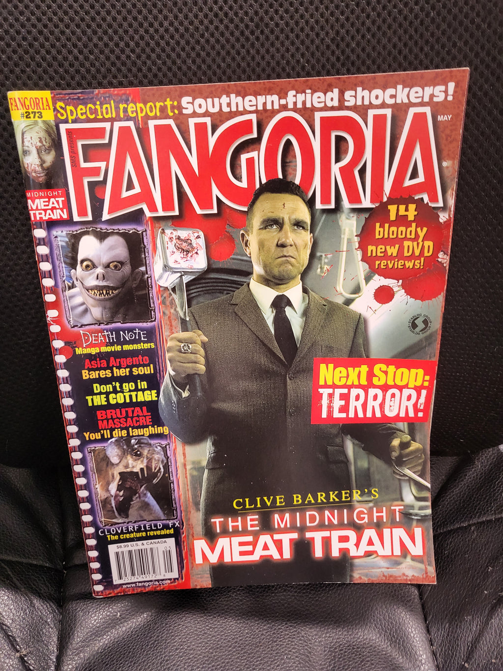 Fangoria Horror In Entertainment Magazine #273 (May 2008) Midnight Meat Train & More