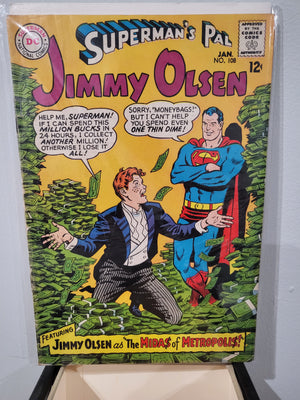 Superman's Pal Jimmy Olsen #108 (1968) GOOD/VG - Frank Sinatra Appearance DC Comics
