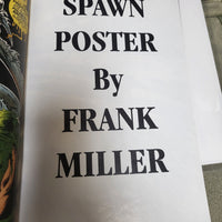 Spawn #8 (1993) 1st app Vindicator / Spiderman #1 Homage / Frank Miller Pin-Up VF+
