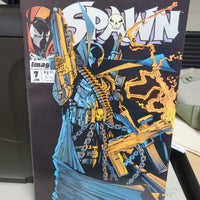 Spawn #7 (1993) Payback pt. 2 - Spawn Mobile Pin-Up #2 NM 1st Randy Queen Work