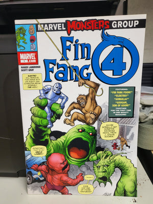 Marvel Monsters: Fin Fang Four #1 (2005) One-Shot - Fantastic Four #1 Homage Cover