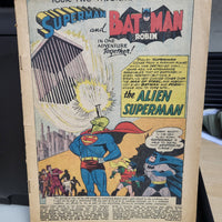 World's Finest Comics #105 (1959) 1st app Mr. Miniature - Coverless Batman Superman