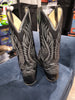 Sendra Black Cowboy Decorative Boots #2605 Size 8.5 Handmade in Spain