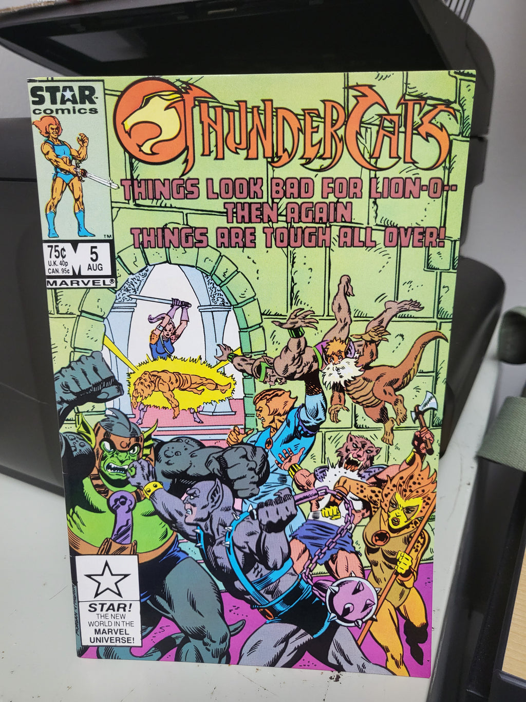 Thundercats #5 (1986) Marvel/Star Comics Lion-O VF+/NM Comicbook