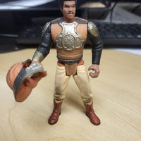 1997 Star Wars Power Of The Force POTF Lando Calrissian Skiff Guard Disguise w/Helmet Figure