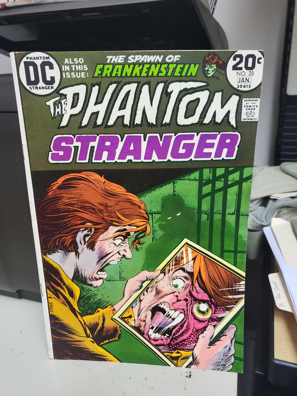 The Phantom Stranger #28 (1974) The Spawn Of Frankenstein Back-up Story DC Comics
