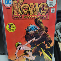 Kong The Untamed #1 (1976) DC Comics 1st appearance of Kong F/F+ Wrightson Cover