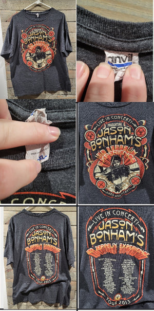 Jason Bonham's Led Zeppelin Experience 2013 Live In Concert Hard And Heavy Tour Shirt XL
