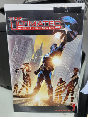 The Ultimates #1 (March 2002) Marvel Comics Captain America - SUPER HUMAN FN