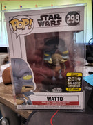 Funko Pop Star Wars #298 Watto 2019 Galactic Convention Exclusive Sealed w/Case