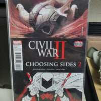 Marvel Civil War II: Choosing Sides #2 Comic (2016) War Machine Goliath Nick Fury