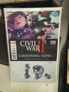 Marvel Civil War II: Choosing Sides #3 Comic (2016) Kate Bishop Nick Fury JJ Jameson