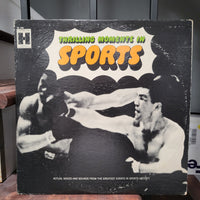 Thrilling Moments In Sports Harmon Mono Record HL-7443 1959 Football Baseball Boxing