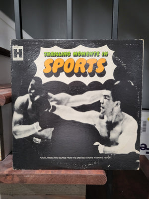 Thrilling Moments In Sports Harmon Mono Record HL-7443 1959 Football Baseball Boxing