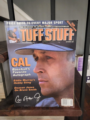 Tuff Stuff Sports Card Price Guide Magazine (September 1997) Cal Ripken Jr. Cover