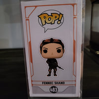 Funko Pop Star Wars Mandalorian #483 Fennec Shand In Protective Case