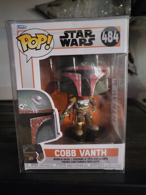 Funko Pop Star Wars Mandalorian #484 Cobb Vanth In Protective Case
