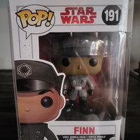 Funko Pop Star Wars VIII The Last Jedi #191 Finn Bobblehead In Protective Case