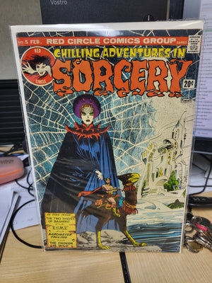 Chilling Adventures In Sorcery #5 (1974) Red Circle Comics Horror Comicbook