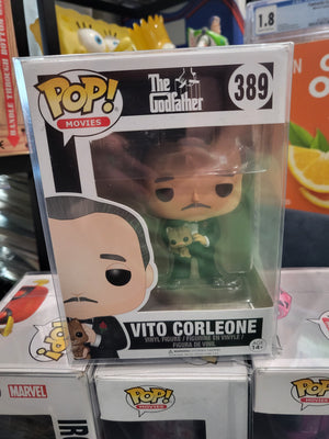Funko Pop Movies The Godfather #389 Vito Corleone Holding Cat Vaulted Protected