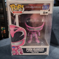 Funko Pop Power Rangers #397 Vaulted Pink Ranger In Protective Case