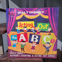 Walt Disney Presents Acting Out The ABC's Disneyland Records 1964 #1223 LP