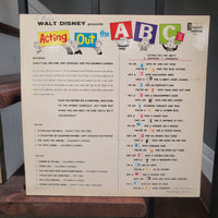 Walt Disney Presents Acting Out The ABC's Disneyland Records 1964 #1223 LP