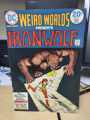 Weird Worlds #9 (1974) Iron Wolf - Early Howard Chaykin Art DC Bronze Age