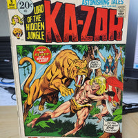 Astonishing Tales #9 (1971) Ka-Zar Lord of the Jungle 2 Stories Gil Kane / John Buscema