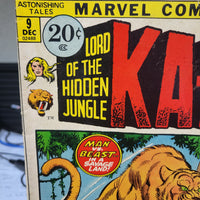 Astonishing Tales #9 (1971) Ka-Zar Lord of the Jungle 2 Stories Gil Kane / John Buscema