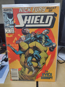 Nick Fury Agent of SHIELD #3 (1989) vol 3 "In Evil's Grasp " Newsstand Marvel Comics