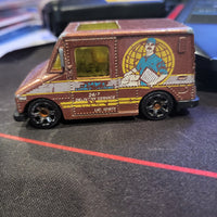 2015 Matchbox City Works Brown Box Delivery Truck Die-Cast Car 5 Pack Exclusive