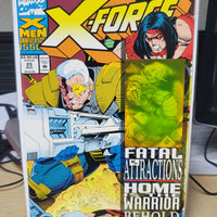 X-Force #25 (1993) Fatal Attractions Crossover pt 2 Cable Hologram Cover NM