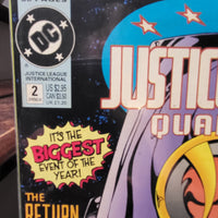 Justice League Quarterly #2 (1991) FINE/VF Origin of Mr. Nebula Bart Sears Cover DC