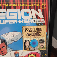 Legion of Super Heroes #10 (1985) Steve Lightle Cover JFK Appearance