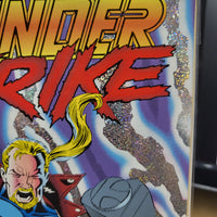 Thunderstrike #1  (1993) Silver Glitter Foil Al Milgrom Cover Bloodaxe Appearance NM