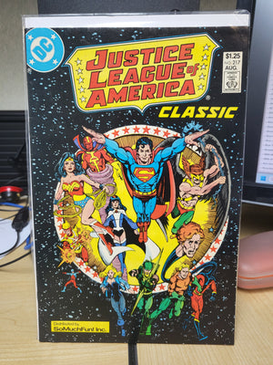 Justice League Of America #217 (1987) 2nd Print SoMuchFun Inc Rare Variant DC Comics