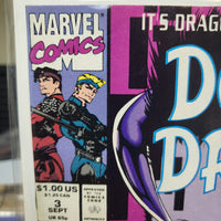 Double Dragon #3 (1991) Marvel Comics Based On Videogame FINE/VF