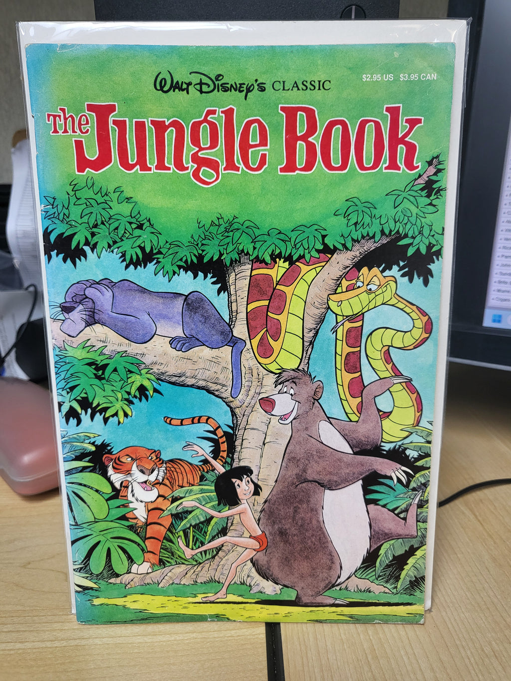 1990 Walt Disney Classic The Jungle Book Movie Adaptation Comicbook