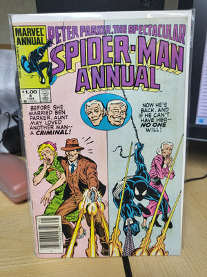 Spectacular Spiderman Annual #4 (1984) 1st app Tamara Blake /Iron Cat NEWSSTAND