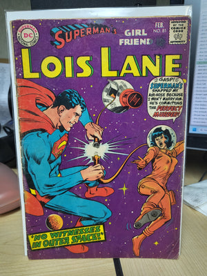 Superman's Girlfriend Lois Lane #81 (1968) No Witnesses In Outer Space VG