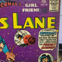 Superman's Girlfriend Lois Lane #81 (1968) No Witnesses In Outer Space VG