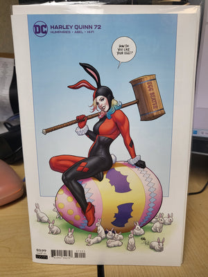 Harley Quinn #72 (2020) Frank Cho Easter Bunny Variant Cover NM Booster Gold