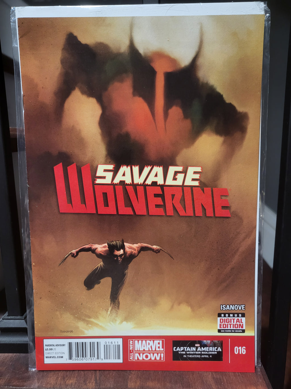 Savage Wolverine #16 (2014) Isanove Cover Marvel Comics Wraith part 3 X-Men